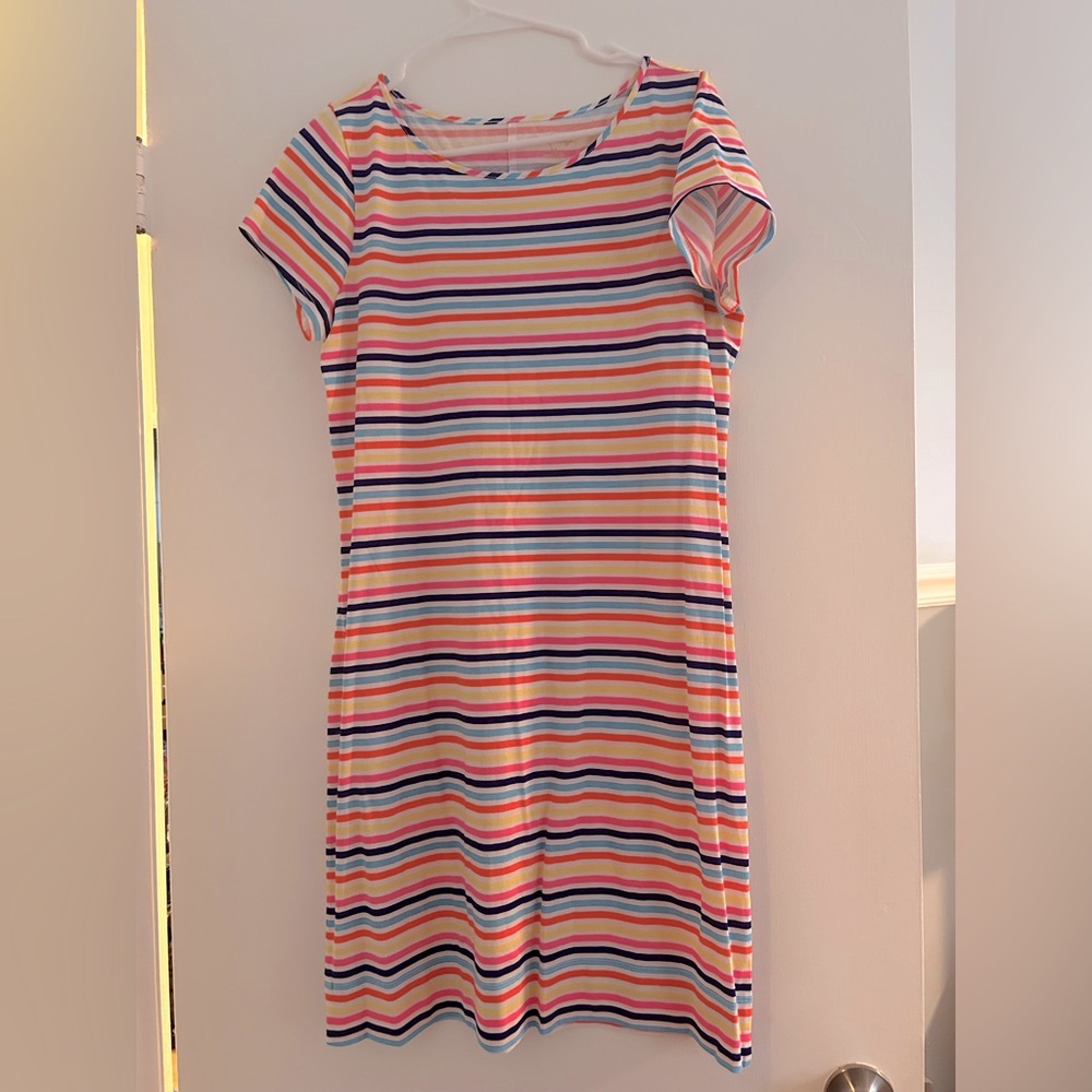 Short sleeved striped Lily Pulitzer dress never worn